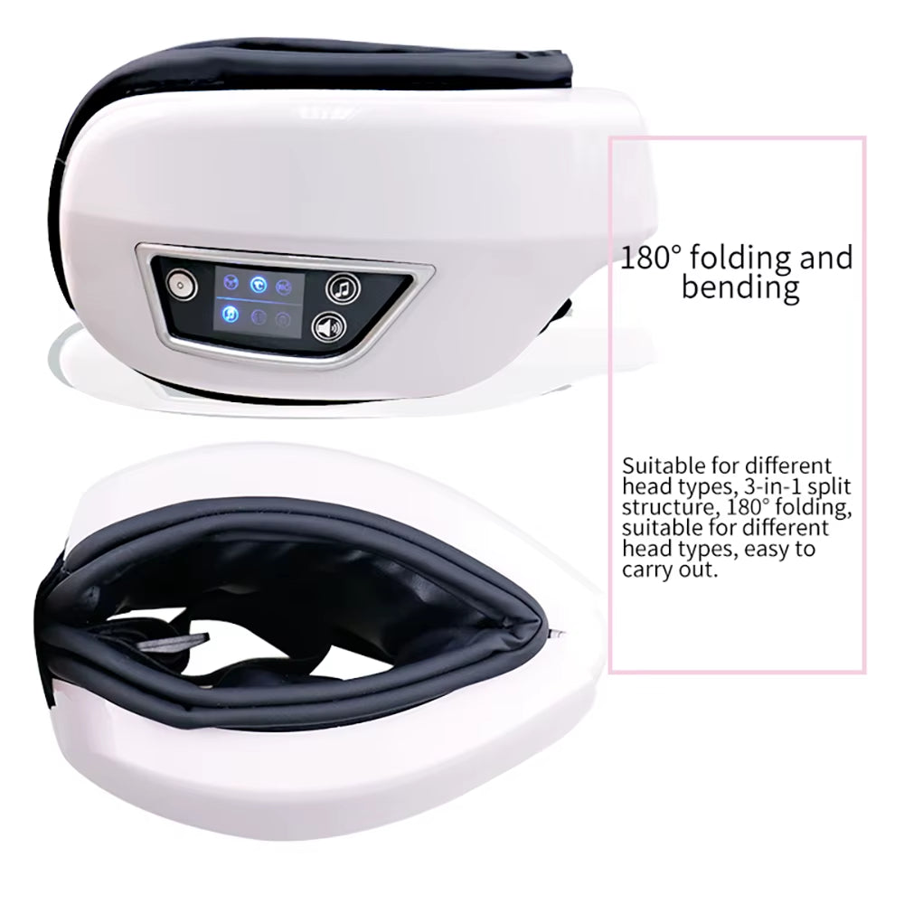 6D Smart Vibration Eye Massager Airbag Compress Eye Care Instrument Bluetooth Music Eye Massage Sleepping Mask Eye Relax Fatigue